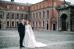 Wedding Photography in the grounds of Dublin Castle