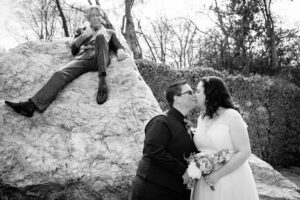 LGBT Wedding Photographer in Dublin photographs a couple at the