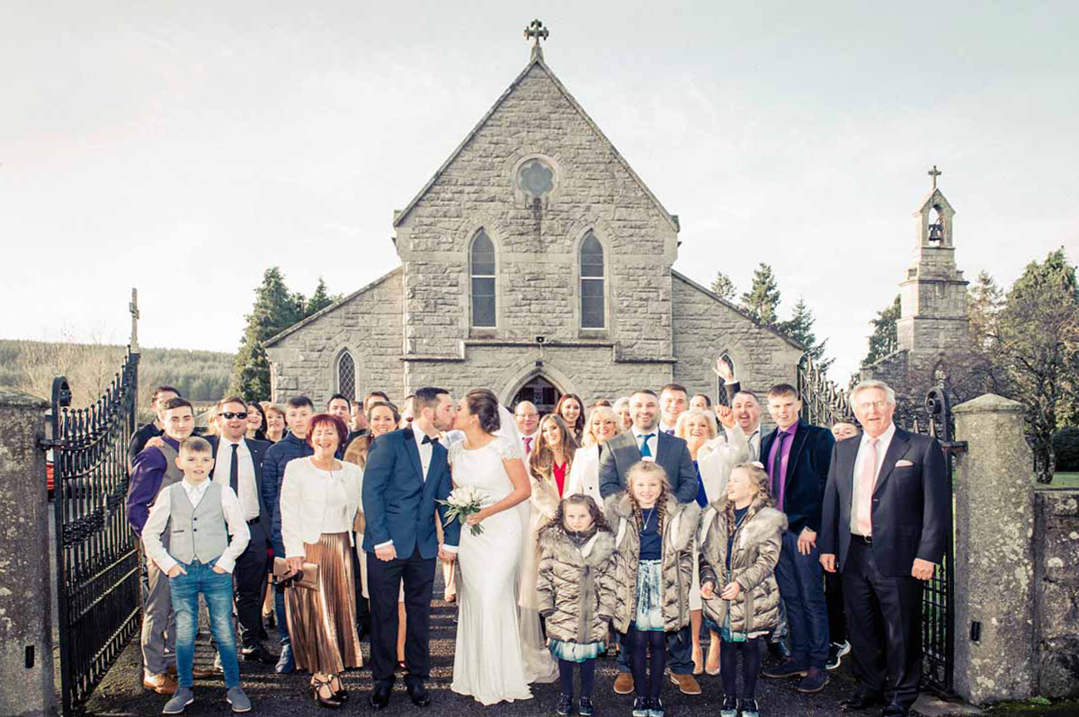 Irish Church Wedding Photograph