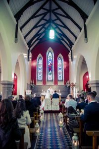 Irish Country Church Wedding Photo