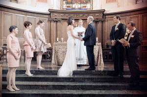 Wedding Ceremony at Trinity College Chapel in Dublin
