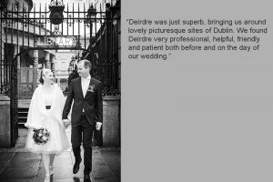 Dublin Registry Office Wedding Photograph