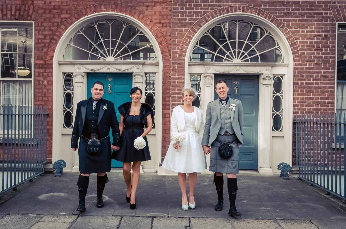 Dublin-Wedding-Photography on Mount Street Dublin