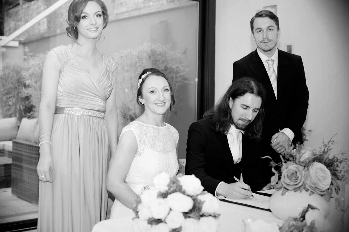 Morrison Hotel Wedding Photograph