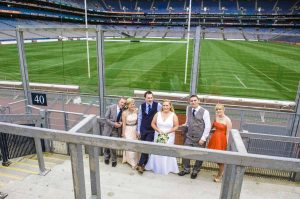 Croke Park Wedding Photo at Hill 16