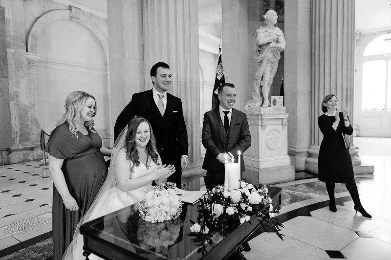City Hall Wedding Ceremony Photograph