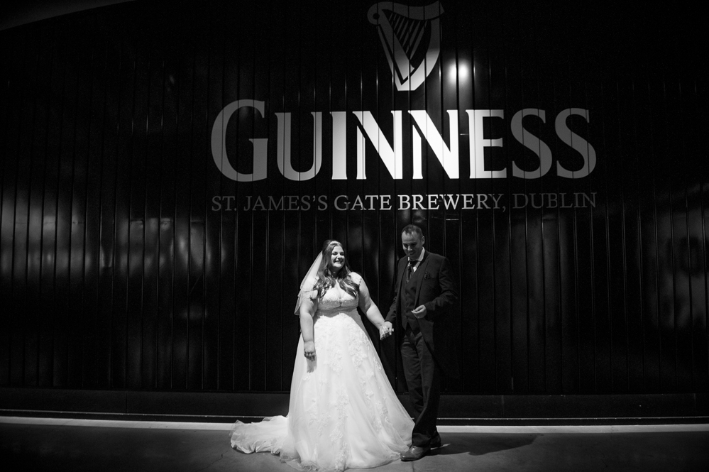 Wedding Photograph in The Guinness Storehouse