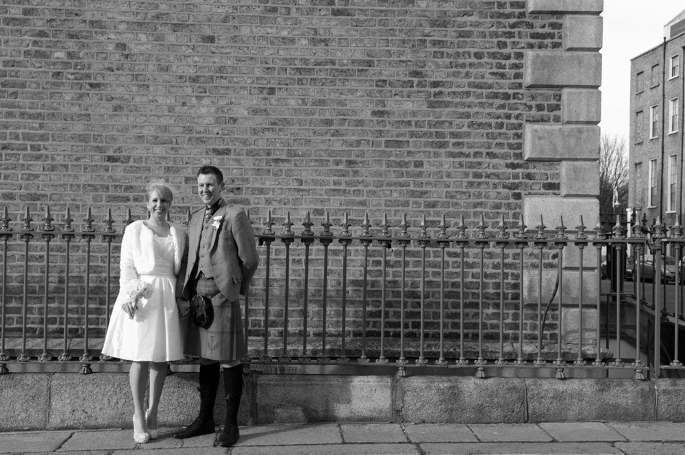 Wedding Photography on Mount Street in Dublin
