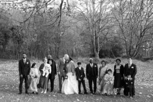 Family Wedding Photograph in The Phoenix Park in Dublin
